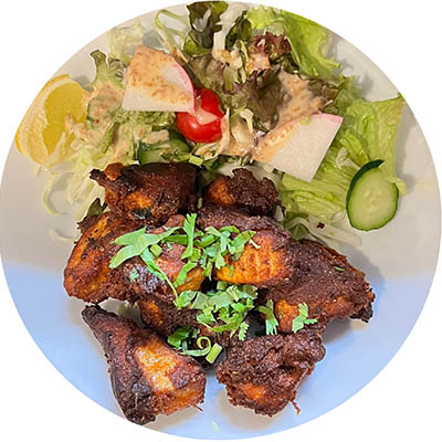 Restaurant with Indian Style flavors